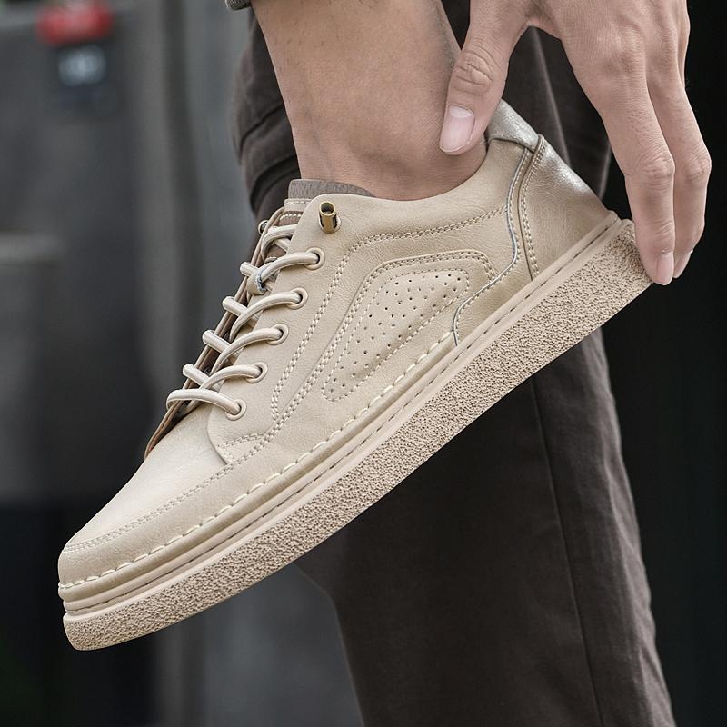 Fashion Fashion Brand Men's Oxford Shoes High-quality Men's Genuine Leather Casual Shoes Outdoor Hiking Shoes Anti Slip Wear-resistant