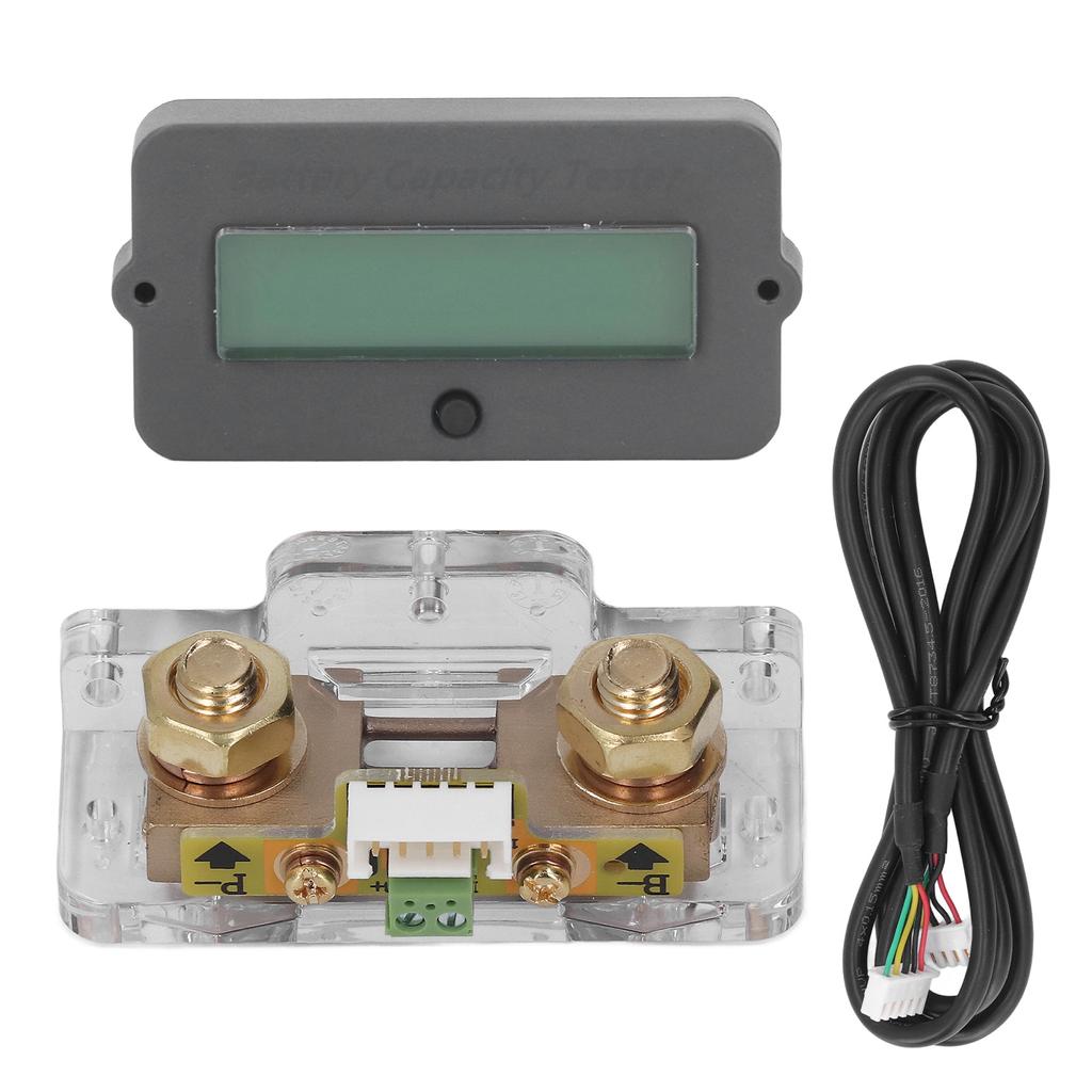 Battery Monitor Waterproof ABS Anti Reverse Easy Wiring Battery Voltage Meter for Safety 80V 100A