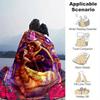 1pc. Beauty and the Beast Stained Glass Design Blanket, Home Decor, Office Throw, Outdoor Picnic Blanket, Gift for Fans