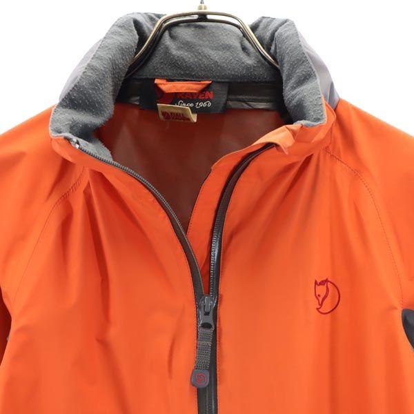 FJALLRAVEN Gore-Tex Long sleeve Nylon jacket S Orange x gray Outdoor Food Men's Used