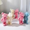 Little Bear Mold Aromatherapy Candle Mold 3D Veil Goddess Plaster Epoxy Mold for DIY Crafts Soap Present Candle Making