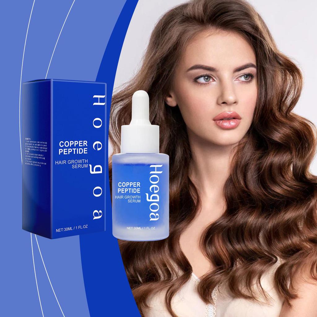 Hoegoa Copper Peptide Hair Serum - Nourishing, Repairing, Volumizing, and Smoothing Essence