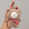 Cute Bear Plush Bag Pendant Cartoon Rabbit Doll Doll Hanging Ornament Event Gift Rag Doll