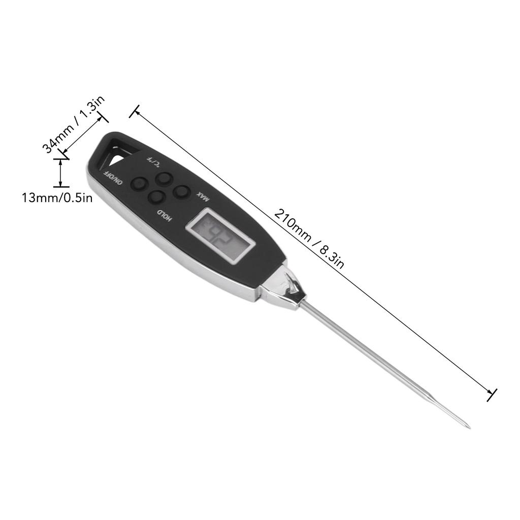 Digital Food Thermometer Accurate   Read Thermometer Kitchen Tool for Grilling Cooking