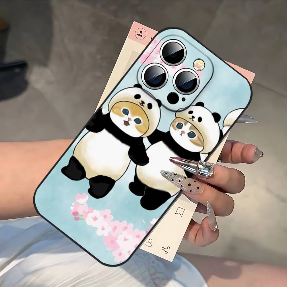 Funny Cartoon Cat Phone Case For IPhone 17 16 15 14 13 12 11 PRO MAX PLUS Mini TPU Soft To Skin-friendly Case