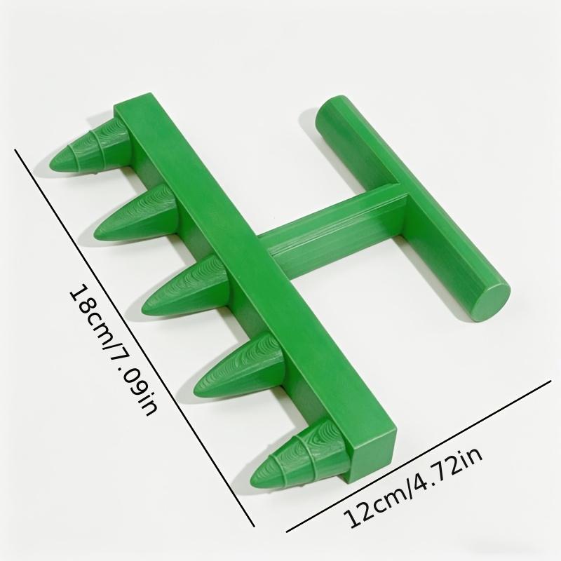 

Planting Portable Seedling Dibber Tool Manual Garden Seeding Hole Puncher for Home Planting Hand Tool 18 x 12cm-1 piece pack зелений