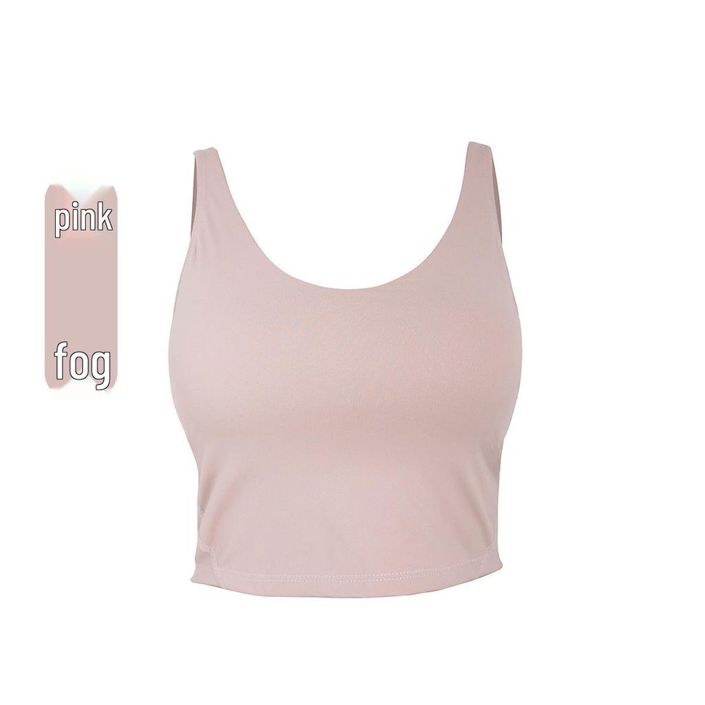Women's Al*gn Yoga Tank Top - Shockproof Elastic Sports Bra with Chest Pads