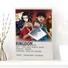 Anime K-Kingdom Poster  Self-adhesive Art Waterproof Paper Sticker Coffee House Bar Room Wall Decor