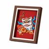 Year Lion Dance Picture Frame, Creative Desktop Decoration, Festive Blessing Art 8 Inch2