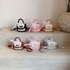 Knitted Princess Handbag Kids Shoulder Bag With Neutral Colors Easy Matching
