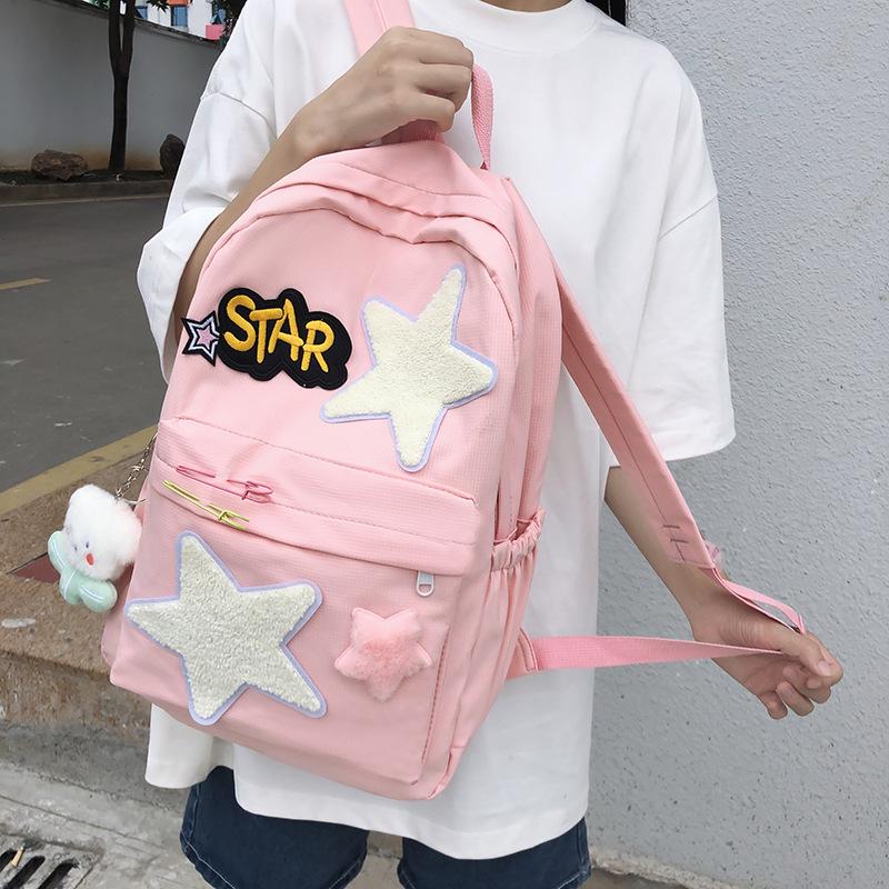 Japanese Cute Cartoon Backpack: Large Capacity Travel & Campus Bag for Women