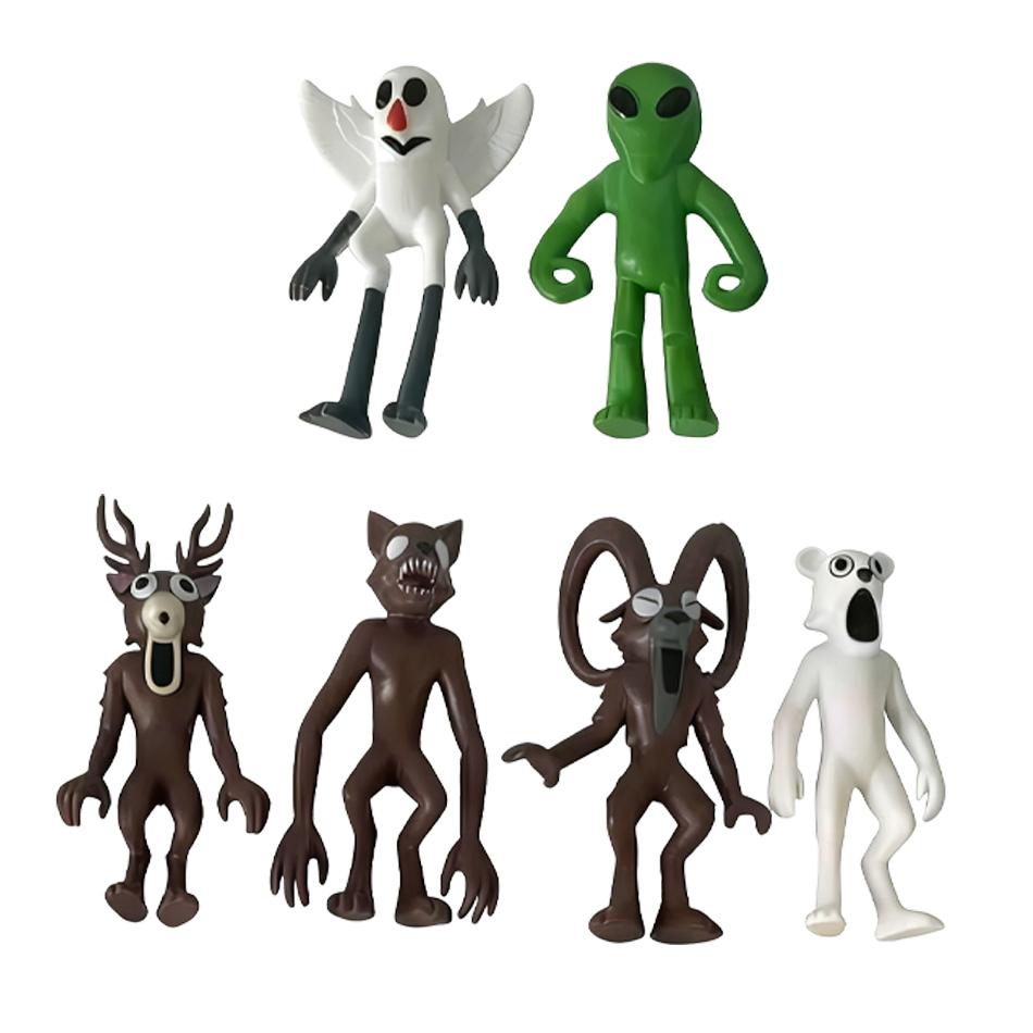 18 Stück/Set 99 Nächte im Wald Figuren Figuren Figur Eule Ziege Wolf Hirsch 99 Nächte im Wald Figur Plastikspielzeug Geschenke