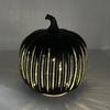 Twinkle Pumpkin Night Light with Timer Halloween Glass Starry Night Lamps Auto-Off LED Fall Decoration for Tabletop Mantel