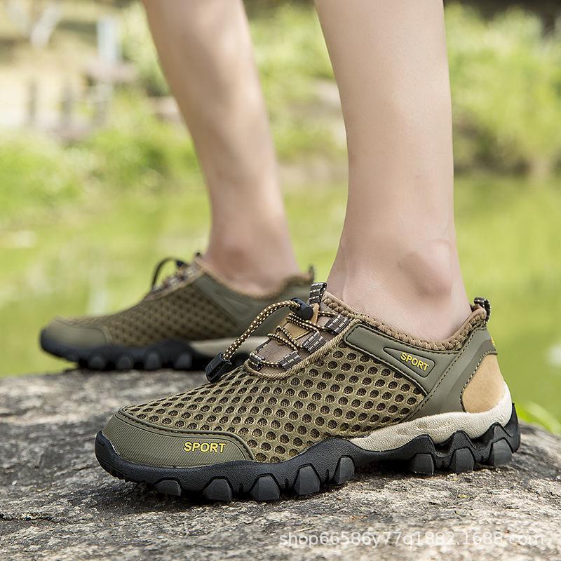 Zomer Heren Mesh Sneldrogende Waterdichte Sportschoenen - Casual Strand & Water Schoenen