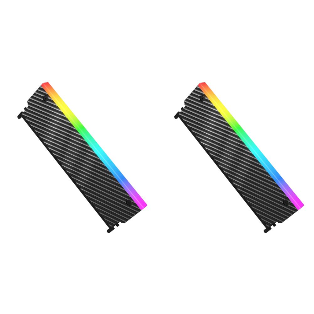 

- 5V 3PIN ARGB RAM Радиатор-охладитель для DDR2 DDR3 DDR4 DDR5(черный)