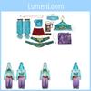 Princess Zelda Cosplay Costume For Women Anime Game Kingdom Tears Halloween Outfit S-m L-xl 2xl-3xl
