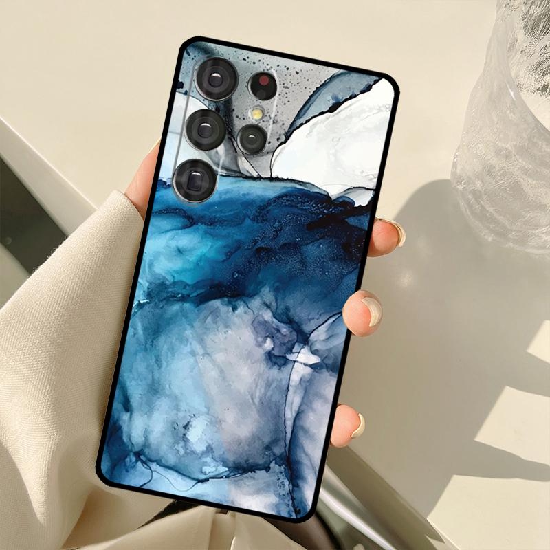 Beachy Pastel Abstract Painting Case For Samsung Galaxy S22 Ultra S21 S20 S24 S25 Ultra S9 S10 Plus S23 FE S25 FE Back Cover