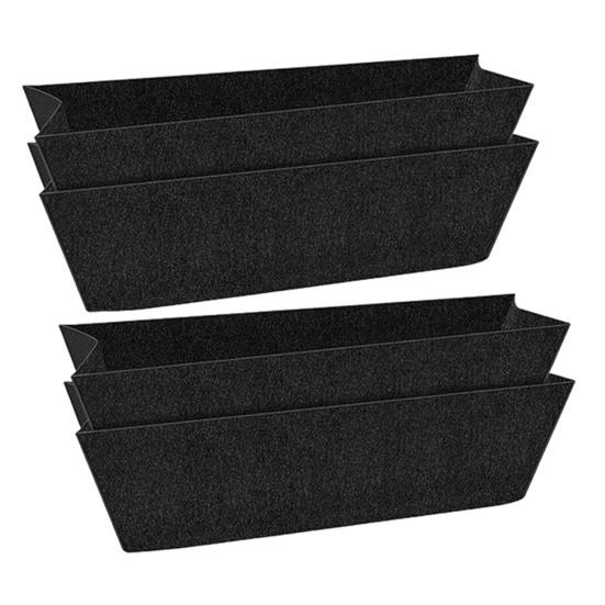 4Pcs Hanging Basket Felt Replacement Coconut Liners Breathable Good Drainage Stable Easy To