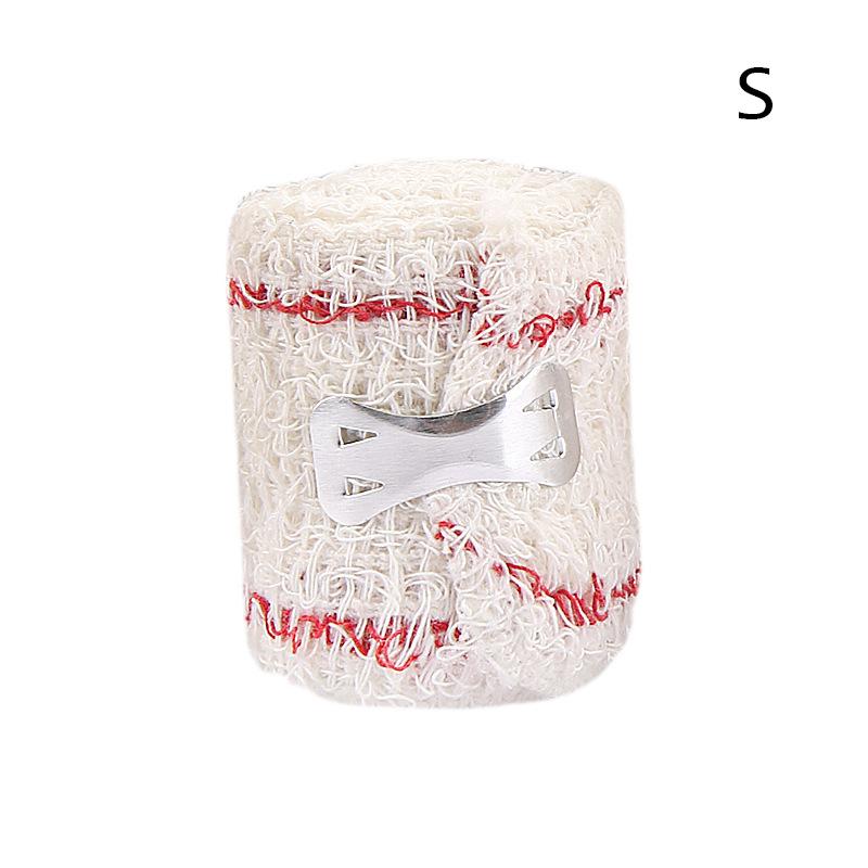 

1 Rolls Premium Elastic Bandage Wrap With Hook & Loop Fasteners At Both Ends Reusable Bandages For Waist Legs Elbow & Knee Wrap S червоний