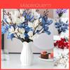 Elegant och realistisk konstgjord magnolia silkesblombukett för bröllop och heminredning