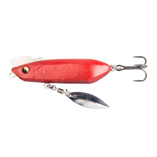7.5CM/20G Sinking VIB Hard Lure with Spinner Blade Hook Long Casting Sequin Fishing Bait Saltwater Freshwater Bass Pike Fishing