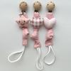 Cute Cartoon Animals Pacifier Chain Clip Cotton Cloth Dolls Animal Wood Rodent Nipples Holder Newborn Toys Teether Accessories