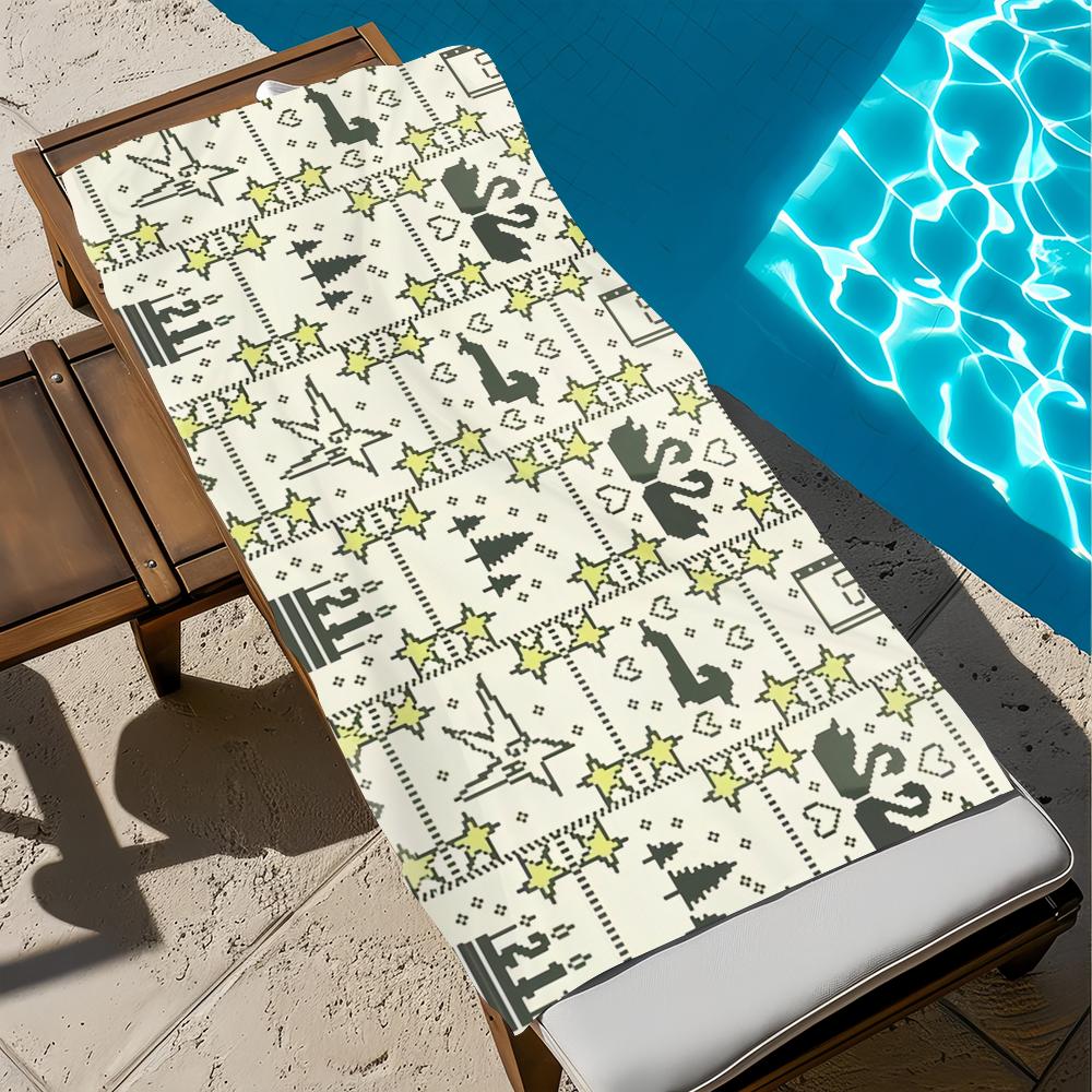 G-gracie singer Towel Beach Quick Dry Soft A-abrams Pool Towels Gift for Travel Gym Shower Camping sports