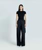 51Peosenteupoumeon Boyfriend Louver Calm Pants - Black (Woman)