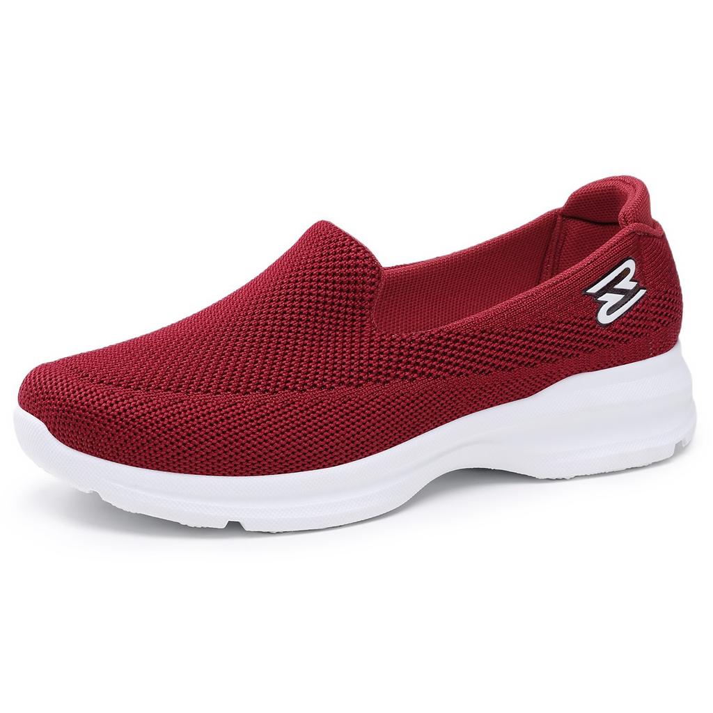 Shoes Women's casual shoes Small single processing Customized one-pedal single shoes Shallow mouth mesh shoes Wholesale of middle-aged 