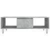  Coffee Table, Concrete Grey, 104x60x35 Cm