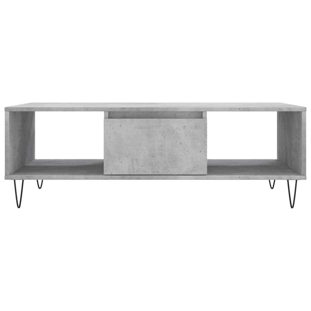 Coffee Table, Concrete Grey, 104x60x35 Cm