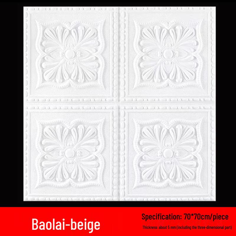 3D Self-Adhesive Ceiling Stickers - Waterproof Wallpaper for Ceiling Decoration