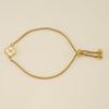 Stainless Steel Shell Clover Letter Bracelet Unique Design Fashionable Wrist Jewelry for Women