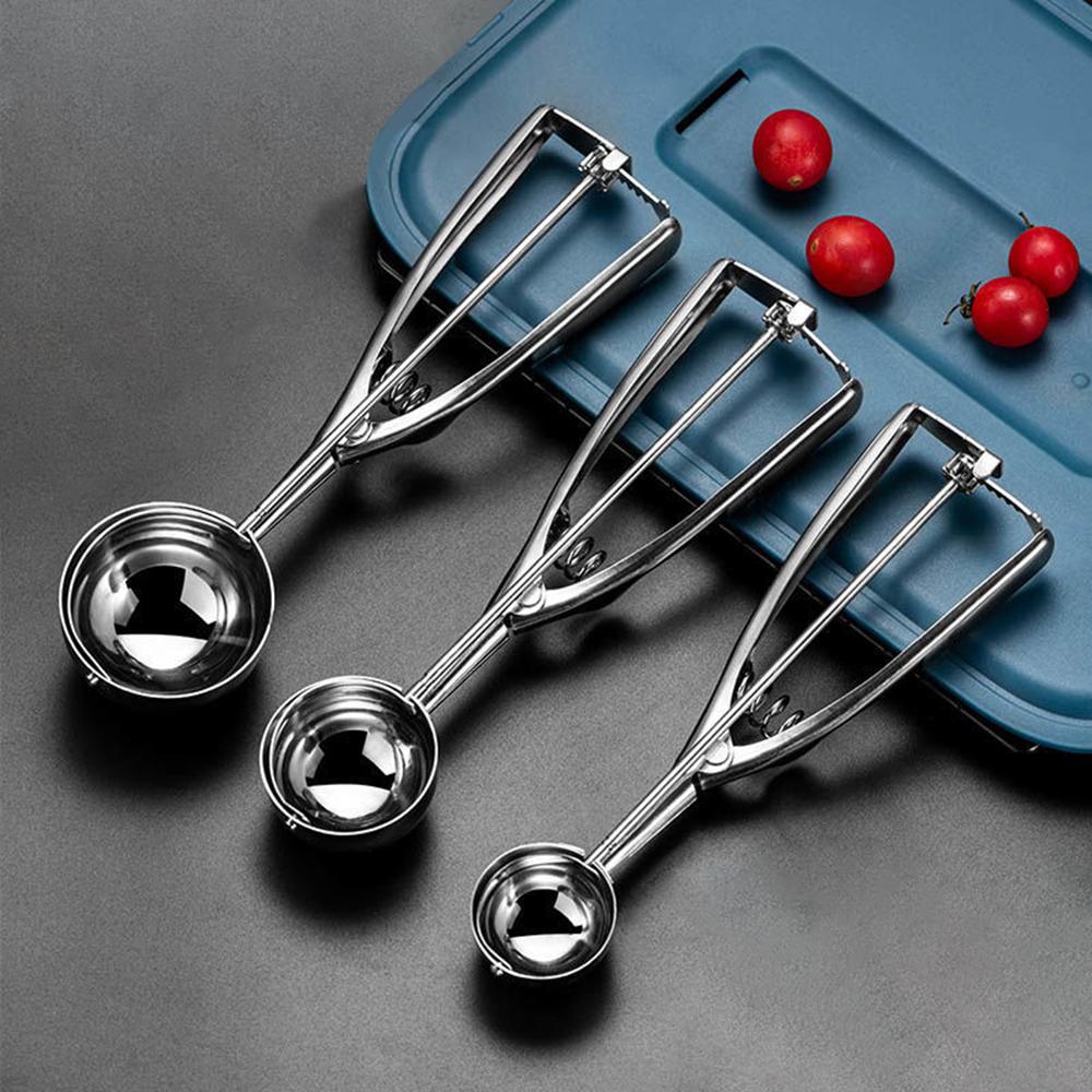 1PC Stainless Steel Ice Cream Scoop Fruit Scoop Ice Cream Scoop Ball Scoop Fruit Scoop