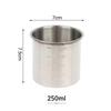 Household 250/350Ml 304 Stainless Steel Measuring Cup Rustproof Anti-Fall Rice Container Cups With Scale Measuring Holder Bar