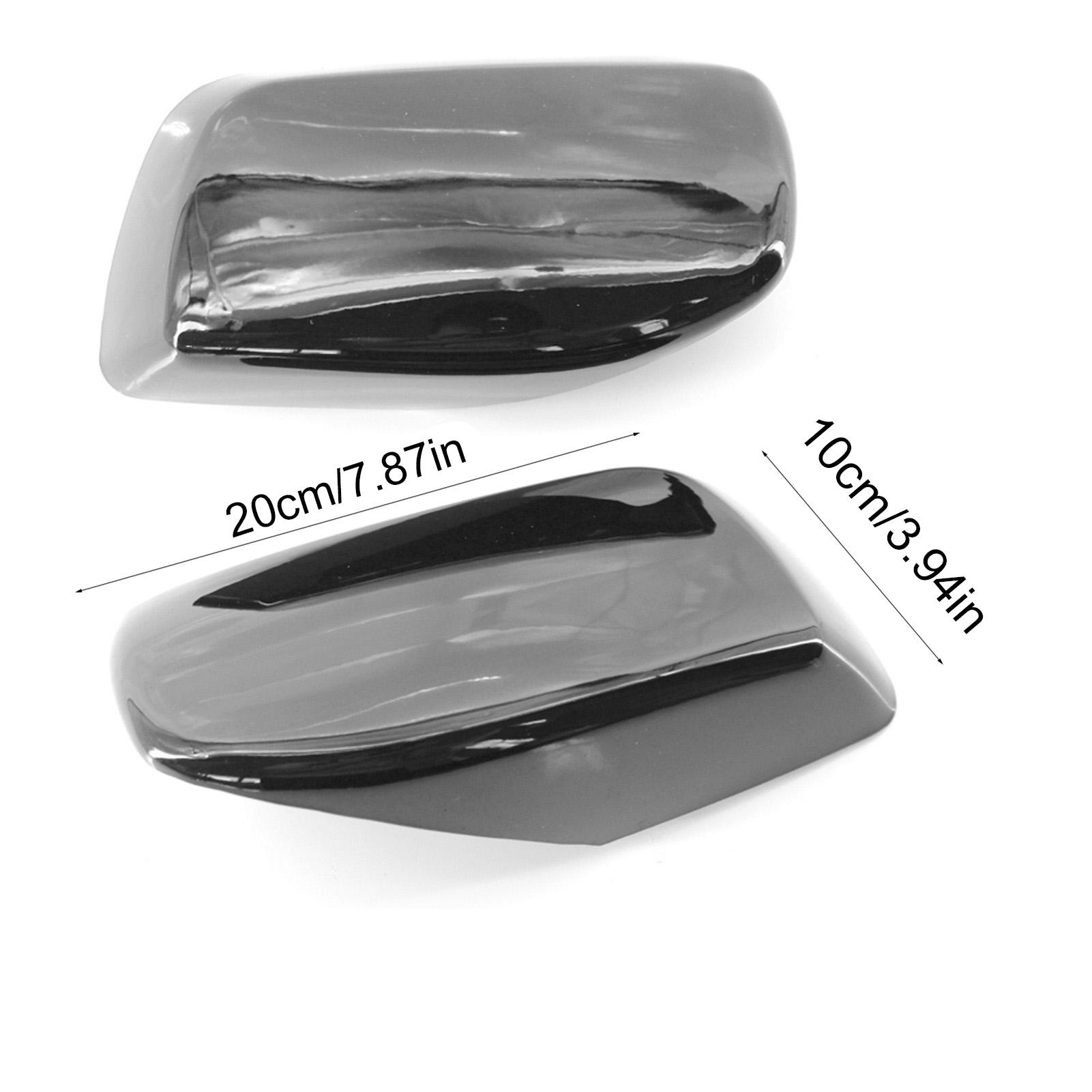 

2pcs Side Mirror Cover Rearview Mirror Housing Replacement for BMW E60 5 Series Model 2004 2007 OEM 51167078360 чёрный