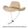 Adjustable Cowboy Hats For Men And Women Western Styles Outdoor Hiking Camping Wide Brims Hat for Travel Everyday Wear  Pink