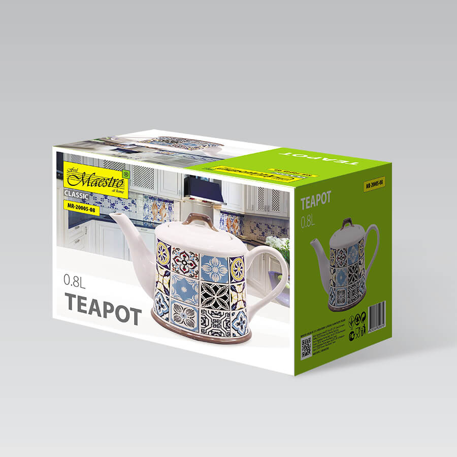 Ceramiczny zaparzacz do kawy i herbaty 800ml MAESTRO Holiday in Porto MR-20005-08