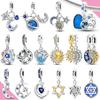 Original 925 Silver Charms Star Moon Sun Starry Sky Pendant Beads For Women Fit Bracelet DIY Fine Jewelry