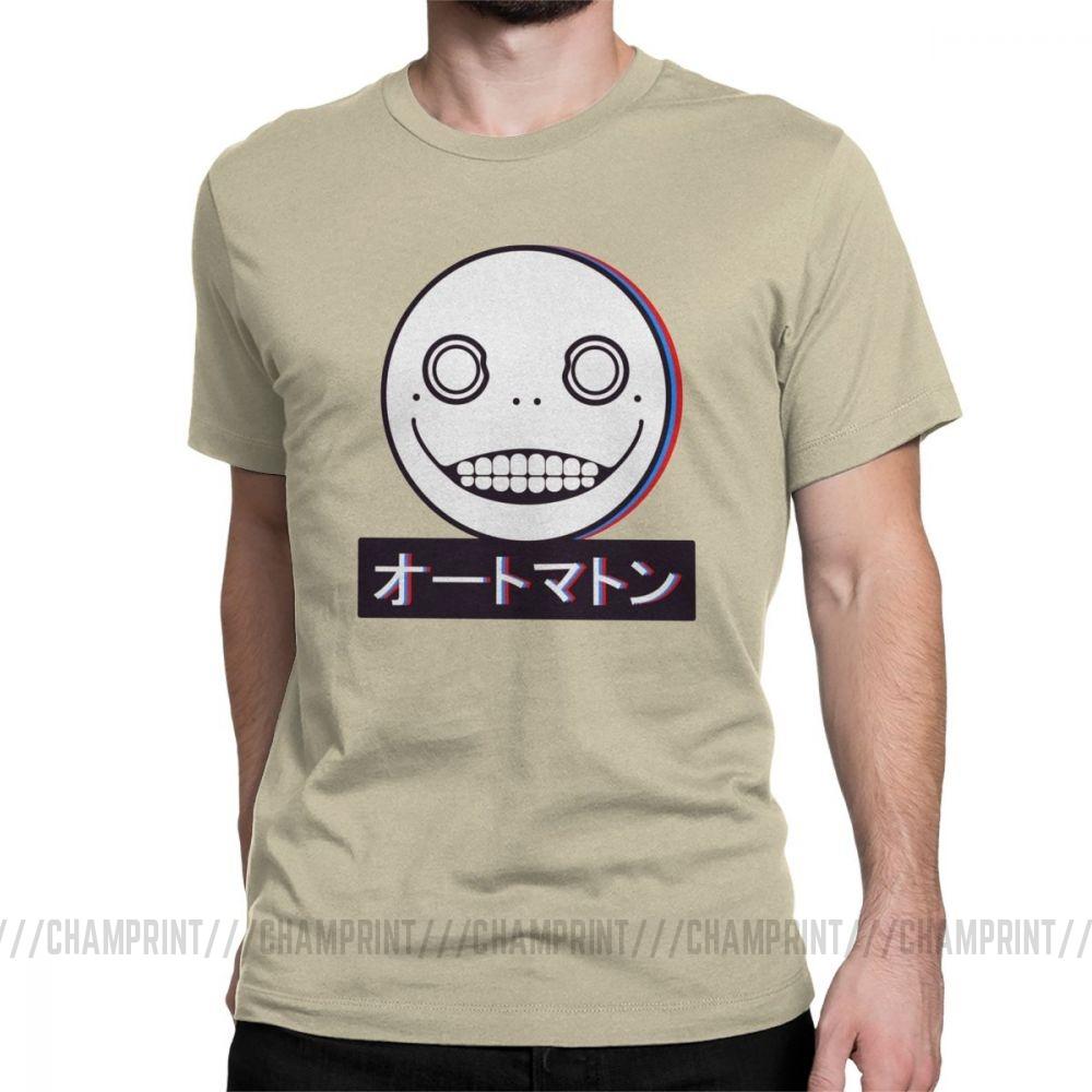 Humor Spiel Nier Automata 2B Yorha T-Shirts Herren Rundhals 100% Baumwolle T-Shirt