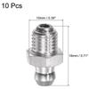 Stainless Steel Grease Fitting M8 X 1mm Thread 10 Pack for Hydraulic Systems Pneumatic Devices and Mechanical Assembly Lines