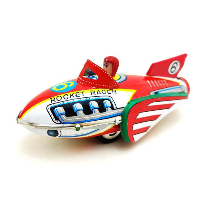 MS635 Space Saucer 7080 Nostalgic Theme Coffee Shop Ornament Creative Gift Tin Toy