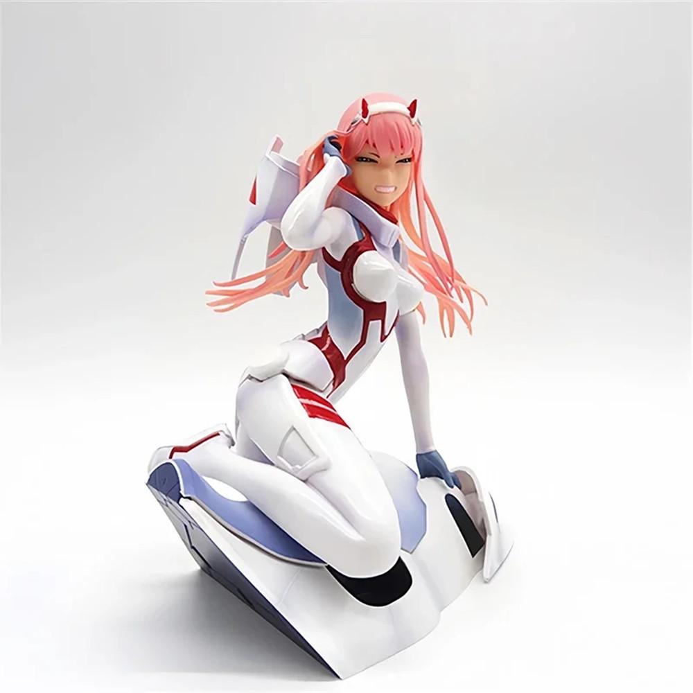 DARLING in the FRANXX 02 Anime-Mädchenfigur Schuluniform Zero Two Sexy Actionfigur Ichigo-Figur Erwachsenenmodell Puppenspielzeug