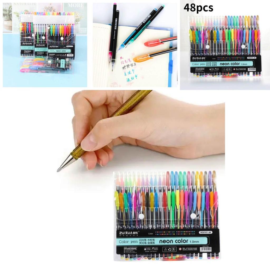 Waterbased 48 Color Markers With Bullet Tips For Kids Drawing And Creative Journaling