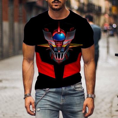 Neue Mazinger ZT Hemd Anime Roboter 3D Druck Männer Frau Kurzarm T-shirts Mode Streetwear Harajuku Kinder Tops Tees Kleidung