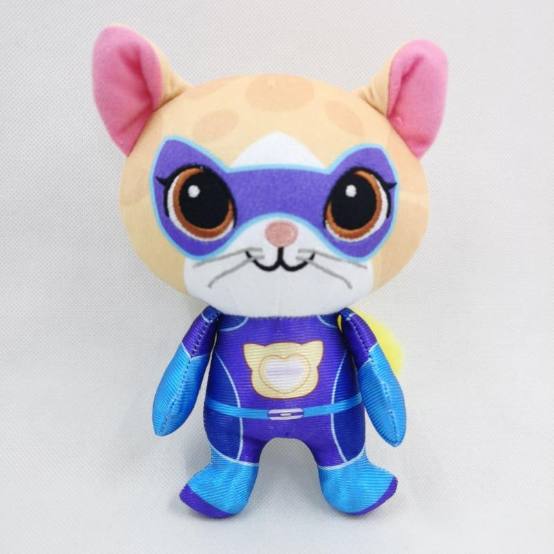 4pcs 18cm Super Kitten Plush Doll Cute Birthday Gift Soothing Graduation Gift Action Figure Doll Anime Play Soft Stuffed Peluche