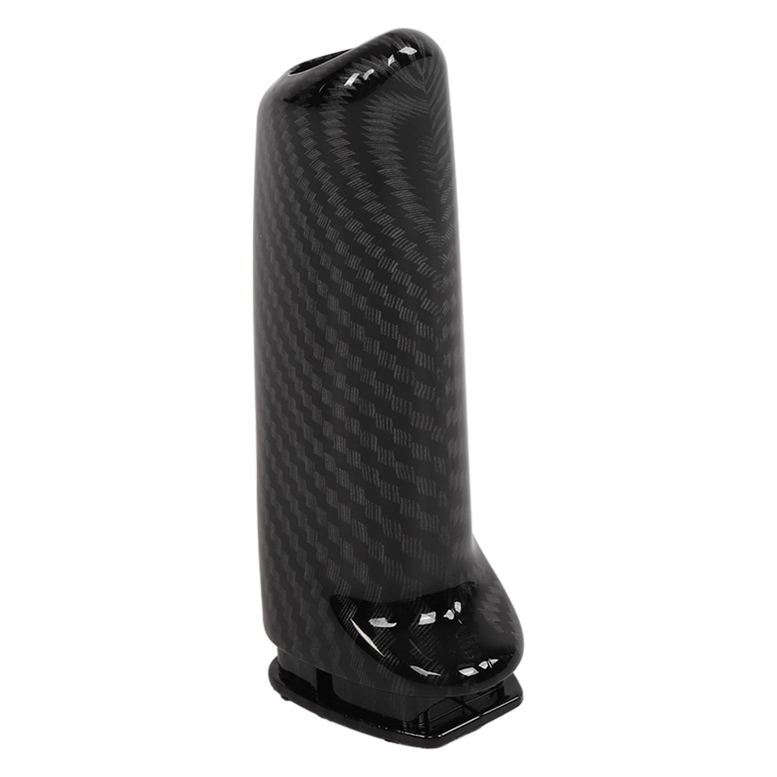 

Car Handbrake Handle Cover Trim Hand Brake Sleeve Protector Automotive Interior DecorationCarbon Fiber Style