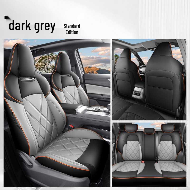 Kaiyuan Q05 Leather Car Seat Cover for 5-Seater Vehicles - All-Season Cushion