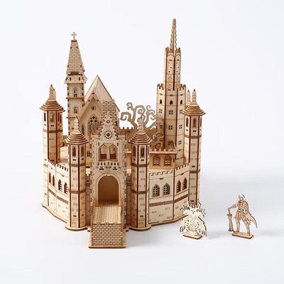 Knight's Creed Lost Castle 3D Wooden Puzzle