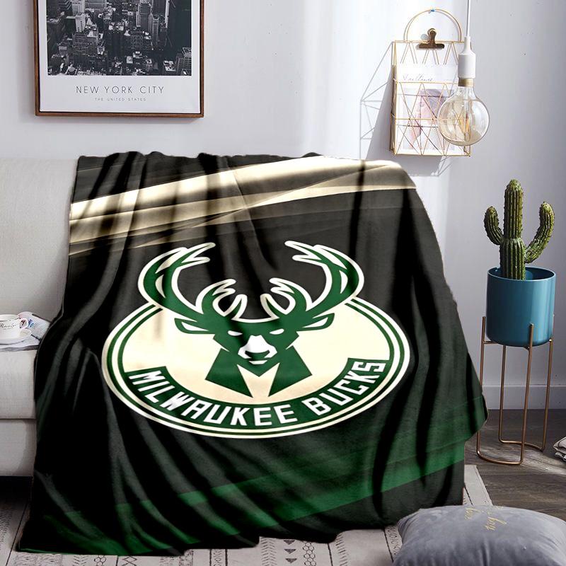Bucks Team Logo Blanket Lightweight Flannel Bedding Blanket Perfect for Travel, Camping, Living Rooms, Offices, Sofas, Fan Christmas gift